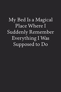 My Bed Is a Magical Place Where I Suddenly Remember Everything I Was Supposed to Do