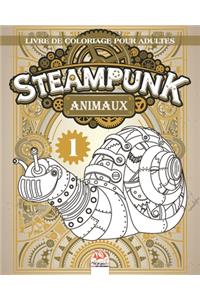 Steampunk Animaux 1 - Livre de coloriage pour adultes