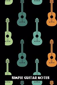 simple guitar notes