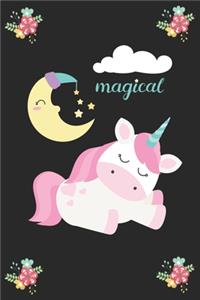 Magical (Unicorn Journal Notebook)