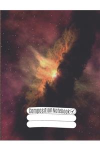 Composition Notebook: Cosmic Wide College Ruled Paper Notebook Journal, Blank Lined Workbook for Kids Teens Boys, to School College Home Writing Notes (volume 2)