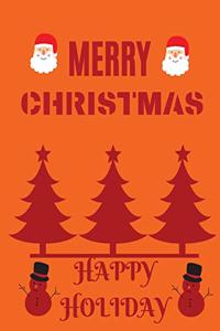 Merry Christmas happy holiday