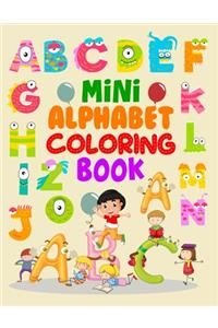 Mini Alphabet Coloring Book