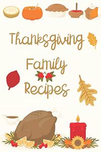 Thanksgiving Family Recipes