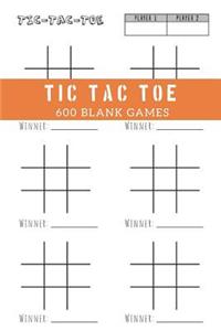 Tic Tac Toe 600 Blank Games
