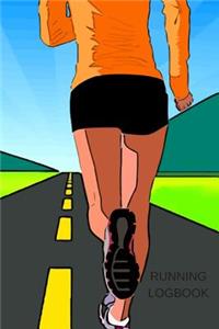 Running Logbook to Track Jogs & Runs & Keep Track of Marathon or Fitness Training Progress for 2019