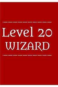 Level 20 Wizard.