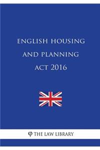 English Housing and Planning Act 2016