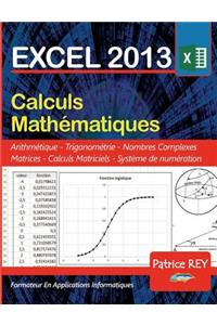 EXCEL 2013 calculs mathematiques