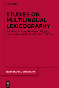 Studies on Multilingual Lexicography