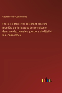 Précis de droit civil