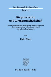 Korperschaften Und Zwangsmitgliedschaft