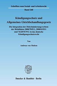 Kundigungsschutz Und Allgemeines Gleichbehandlungsgesetz