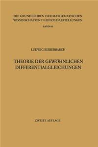 Theorie Der Gewöhnlichen Differentialgleichungen