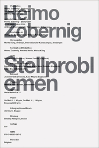 Heimo Zobernig: Stellproblemen