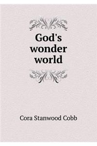 God's wonder world