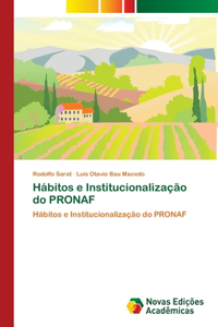Hábitos e Institucionalização do PRONAF