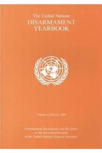 United Nations Disarmament Yearbook 2008