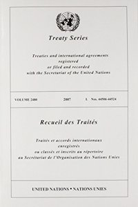 Treaty Series 2480 2007 I