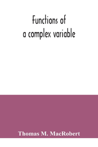 Functions of a complex variable