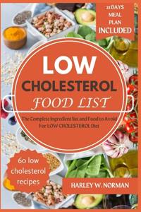 Low Cholesterol Food List