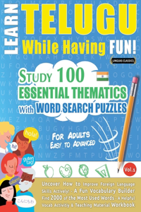 Learn Telugu While Having Fun! - For Adults