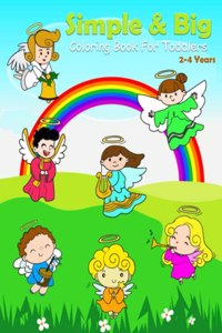 Simple & Big Coloring Book For Toddlers 2-4 Years