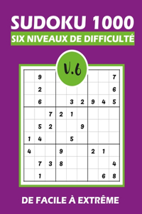 SUDOKU 1000 six niveaux de difficulté V.6