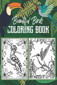 Beautiful Birds Coloring Book