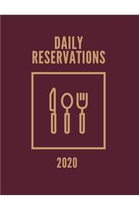 2020 Daily Reservations