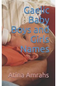 Gaelic Baby Boys and Girls Names