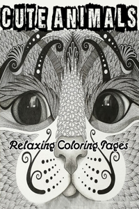 Cute Animals Relaxing Coloring Pages