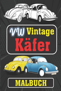 VW Vintage Käfer Malbuch