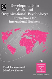 Developments in Work and Organizational Psychology