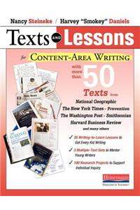 Texts and Lessons for Content-Area Writing