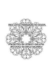 Nice Little Mandala Coloring Book