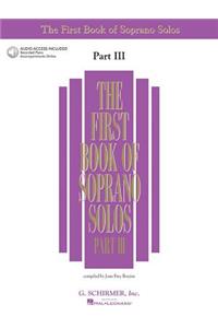 First Book of Soprano Solos - Part III Book/Online Audio