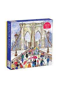 Michael Storrings Brooklyn Bridge 1000 Piece Puzzle in a Square Box