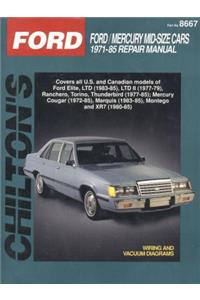 Ford Mid-Size Cars (71 - 85) (Chilton)