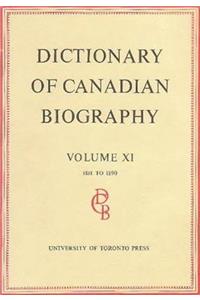 Dictionary of Canadian Biography / Dictionaire Biographique Du Canada