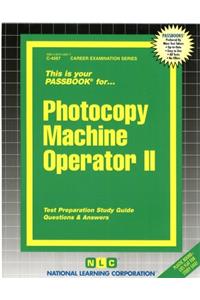 Photocopy Machine Operator II