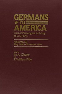 Germans to America, May 1, 1890-Nov. 28, 1890