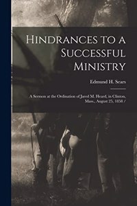 Hindrances to a Successful Ministry