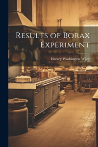 Results of Borax Experiment