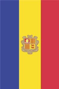 Andorra Flag Notebook - Andorran Flag Book - Andorra Travel Journal