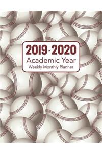 2019 - 2020 Academic Year Weekly Monthly Planner