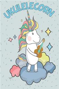 UkuleleCorn Music Book With Ukulele Cord Chart, Ukulele Tabs For Kids Learning To Play The Ukulele & Love Unicorns