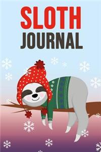 Sloth Journal: Cute Notebook / Notepad / Diary, Gifts For Sloth Lovers (Lined, 6 x 9)