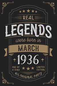 Real Legendes were born in March 1936