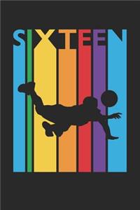 Volleyball Notebook for 16 Year Old Boys and Girls - Colorful Volleyball Journal - 16th Birthday Gift for Volleyball Player Diary